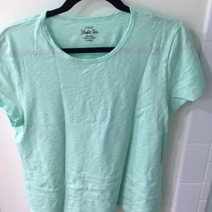J.Crew Factory Studio Tee, color: Mint